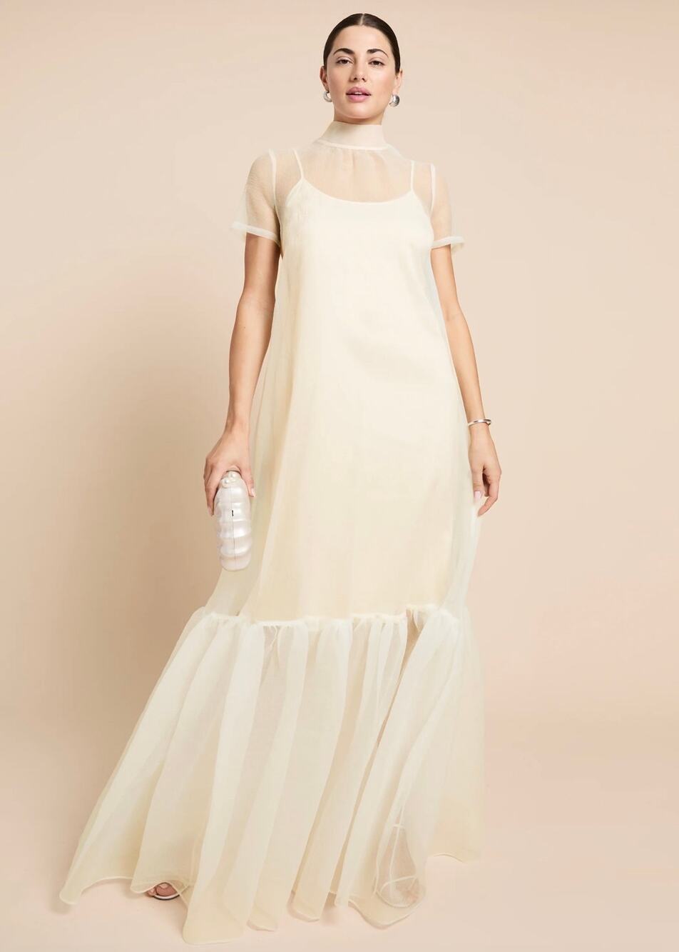 New NWT Caara Melody dress cream dress sz XL $245